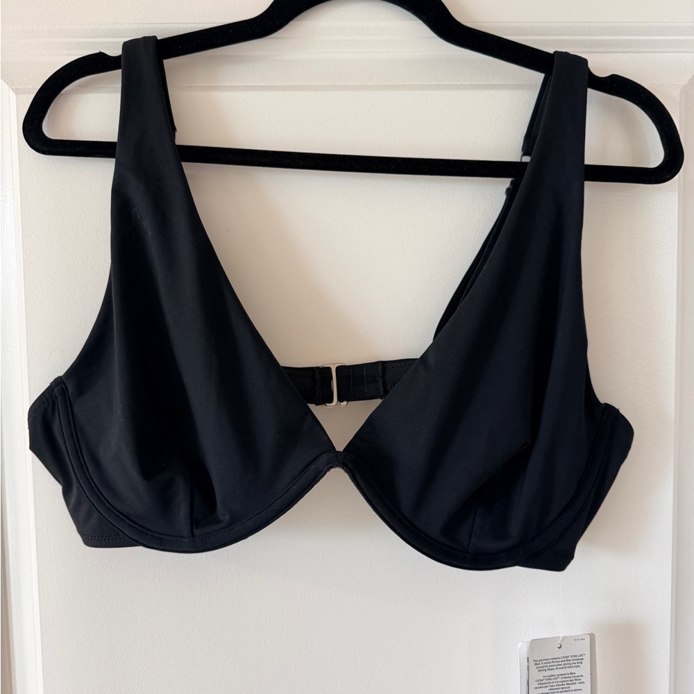 Athleta Black Bikini Top